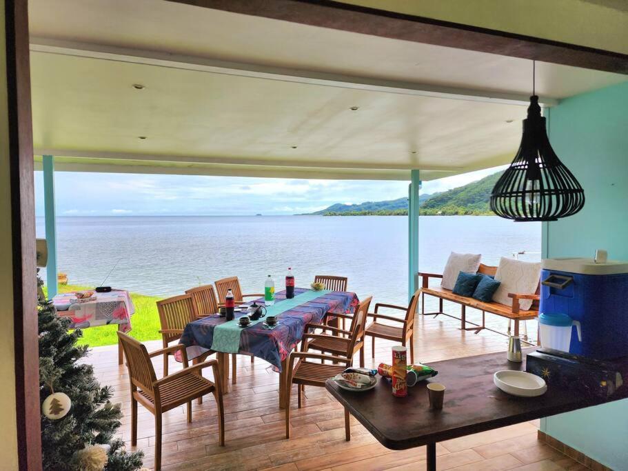 Studio Bord De Mer Fare Tahitea Pension Taputapuapea ภายนอก รูปภาพ